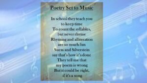 poems about music